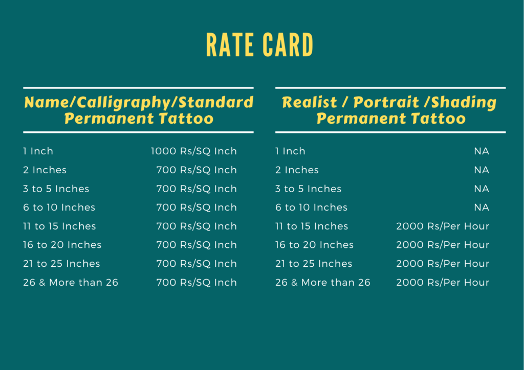 Rate Card Modified 1 Moulee's Tattoo Art Studio