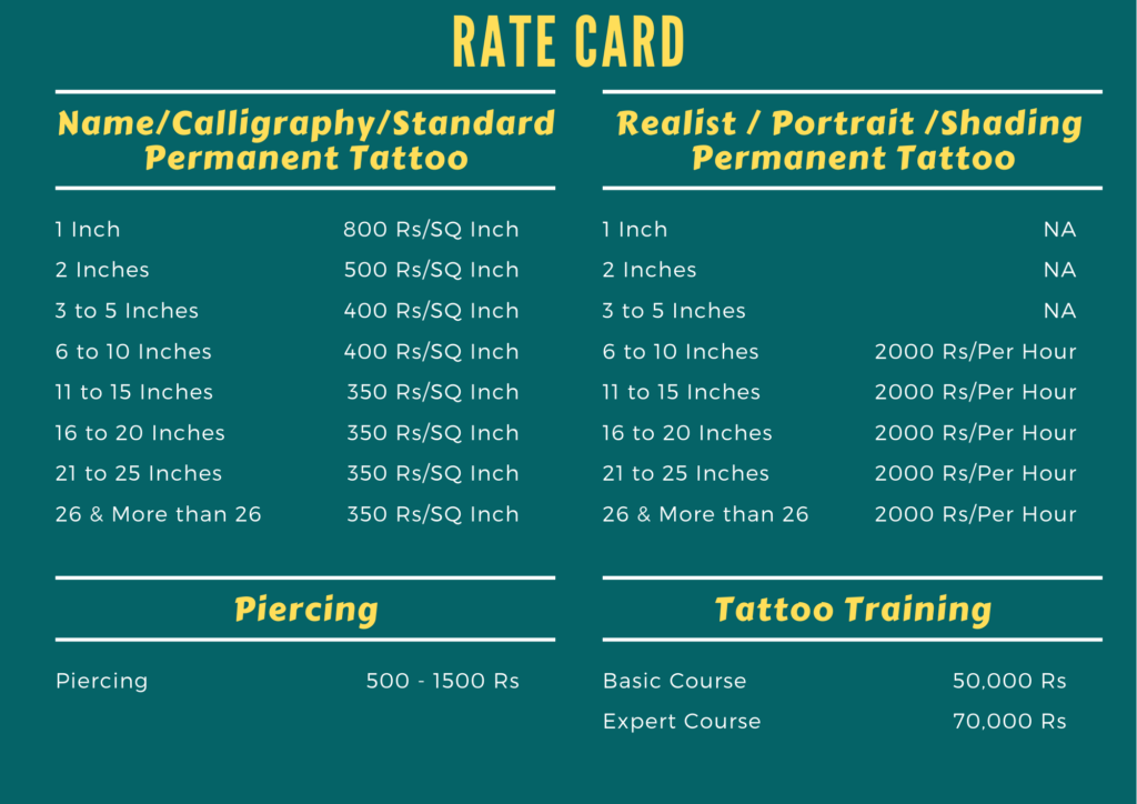 Rate Card Modified 3 Inkbuzz tattoo and Art Studio