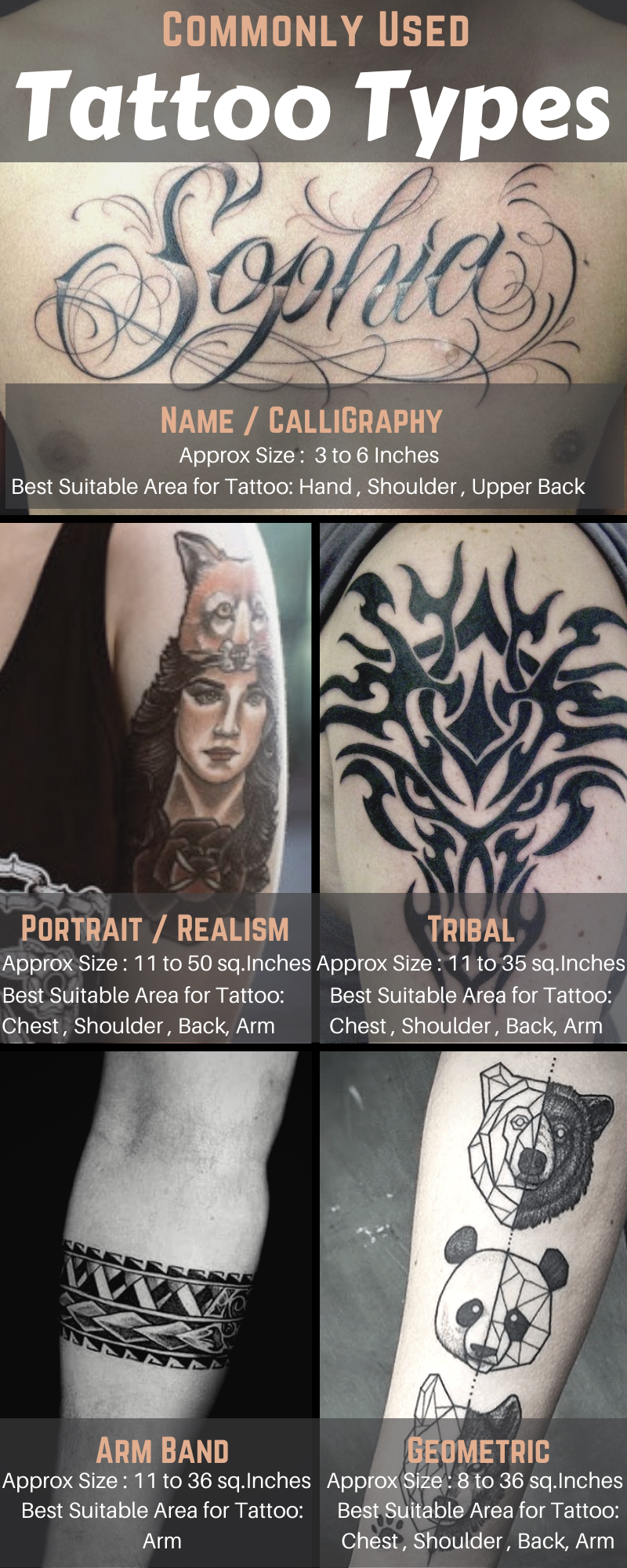 Tattoo Types Ink Tribe Studio